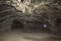 Lava Tube Cave Interior and Exit Passage Holes Royalty Free Stock Photo