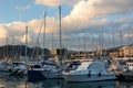 Yachts at the port. Lavagna. Liguria, Italy Royalty Free Stock Photo