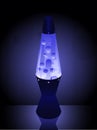 Lavalamp in blue