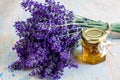 Lavander with aromatic oil