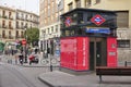 The Lavapies Metro station in Madrid