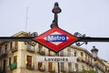 The Lavapies Metro station in Madrid