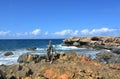 Lavarock and Cliffs Along the Coast of Aruba