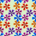 Lavatera, mallow, malva. Seamless pattern texture of flowers. Fl