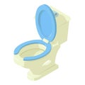 Lavatory icon, isometric style