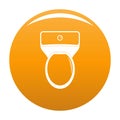 Lavatory icon orange