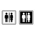 Lavatory Signs.