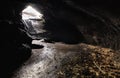 Grotta della Neve - lavatube sul vulcano Etna in Sicilia Royalty Free Stock Photo