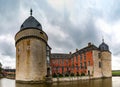 Lavaux-Sainte-Anne Castle Panoramic view, Belgium.