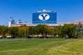 LaVell Edwards Stadium on the campus of Brigham Young University, BYU, in Provo, Utah