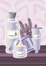 Lavendel cream composition