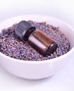 Lavender aromatherapy oil Royalty Free Stock Photo