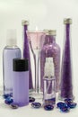Lavender bath products Royalty Free Stock Photo