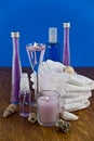 Lavender bath products Royalty Free Stock Photo