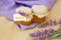 Lavender blossom honey Royalty Free Stock Photo