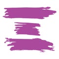 Lavender Brushes Design. Violet Ink Splatter. Purple Stroke Isolated. Brushstroke Graffiti. Watercolor Frame. Paint Design.