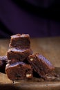 Lavender chocolate brownies