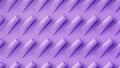 Lavender cosmetic tubes with soft shadow fill background. Perfect ordered tubes hexagonal diagonal layout. 3d render Royalty Free Stock Photo