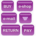 Lavender e-shop icons