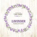 The lavender elegant wreath.