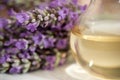 Lavender essence oil Royalty Free Stock Photo