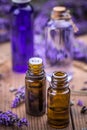 Lavender and essential oil