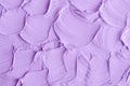 Lavender face cream mask texture close up. Brush strokes. Selective focus. Abstract violet background Royalty Free Stock Photo