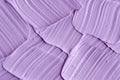 Lavender face cream mask texture close up. Brush strokes. Selective focus. Abstract background Royalty Free Stock Photo