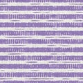 Lavender farm house broken stripe pattern. Line striped country woven all over prints. Purple rustic printed texture