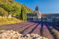 Lavender fields at Senanque monastery in Provence, France Royalty Free Stock Photo