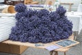 Lavender flowers for sale at a market in Provence, France