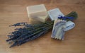 Lavender and Four Bars of Goats Milk Soap