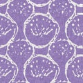 Lavender french farmhouse floral country style linen cloth background. Lilac interior design all over print. Printed