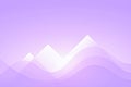 Lavender gradient, abstract polygonal waves forming upward arcs, symbolizing visionary reflection and transition Royalty Free Stock Photo