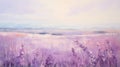 Lavender Horizon: Vibrant And Airy Scenes In Soft Color Fields