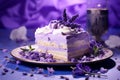 Lavender Infused Delight tasty dessert background