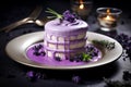 Lavender Infused Delight tasty dessert background