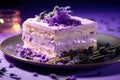 Lavender Infused Delight tasty dessert background