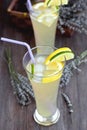 Lavender lemonade Royalty Free Stock Photo