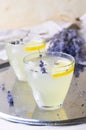 Lavender Lemonade, Refreshing Drink Royalty Free Stock Photo