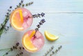 Lavender lemonade Royalty Free Stock Photo