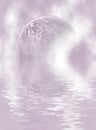 Lavender Ocean Scene Royalty Free Stock Photo
