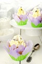 Lavender Petal Low Fat Orange Muffins.