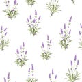 The Lavender Seamless pattern.