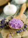 Lavender Spa Royalty Free Stock Photo