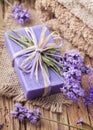 Lavender spa treatment Royalty Free Stock Photo