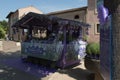 Lavender stall in Borghetto, Valeggio sul Mincio, Veneto, Italy Royalty Free Stock Photo