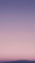 Lavender Twilight Gradient Over Distant Rolling Hills Royalty Free Stock Photo