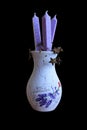Lavender vase Royalty Free Stock Photo