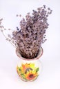 Lavender vase Royalty Free Stock Photo